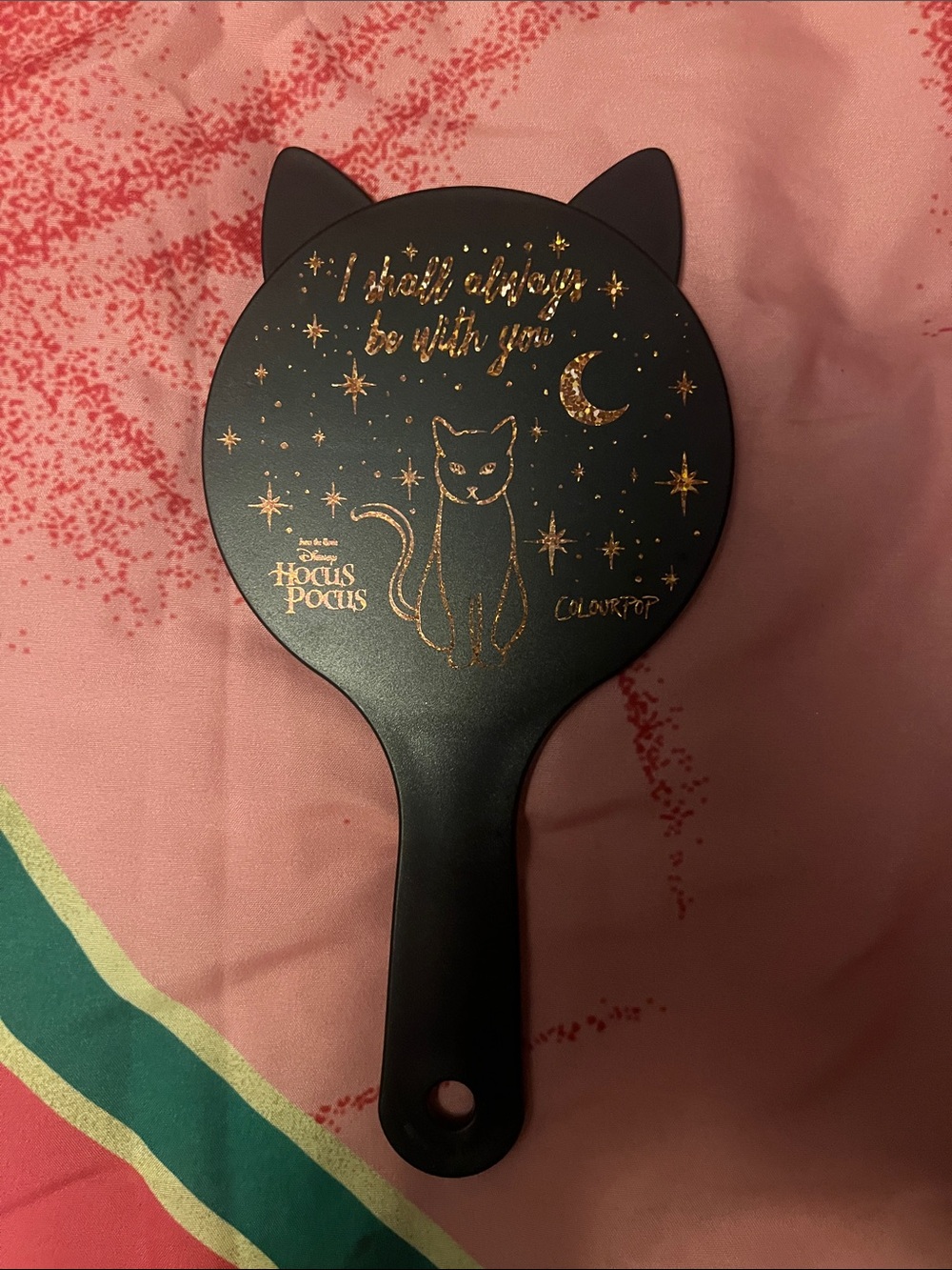 ColourPop Black & Gold Hocus Pocus Cat Hand Mirror
